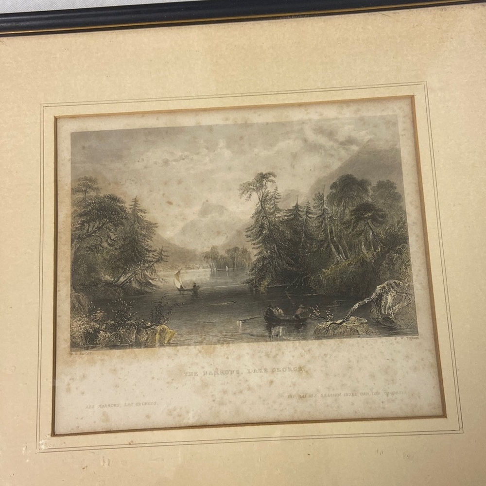 Bartlett Lake George Barrows print